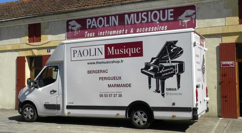 Camion de déménagement piano Paolin Musique camion demenagement piano bordeaux bergerac